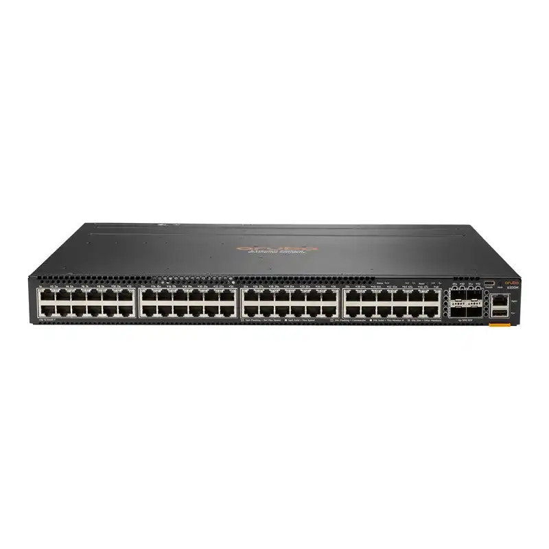 HPE Aruba 6300M - Commutateur - C3 - Géré - 48 x 10 - 100 - 1000 (1 PoE+) + 4 x 1 Gigabit - 10 Gigabit - 25 ... (JL663A)_1